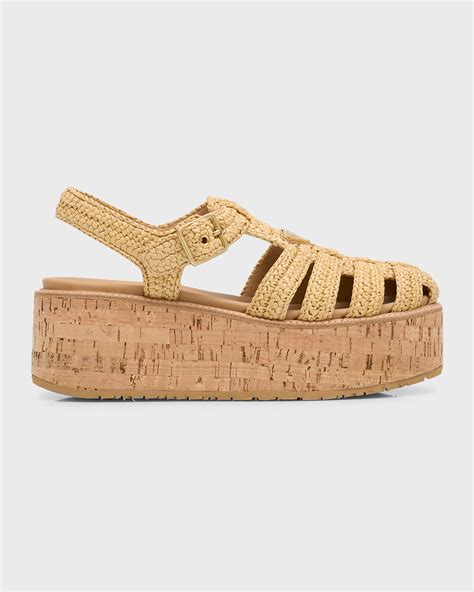 prada sandal with cork platform|neiman marcus prada sandals.